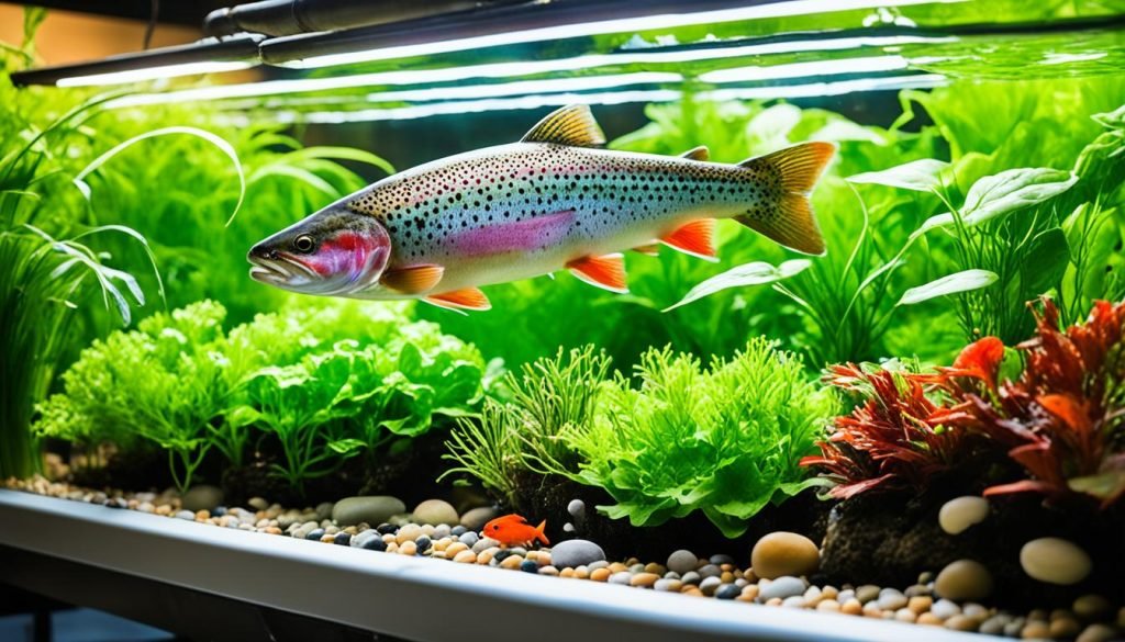 Rainbow Trout Aquaponics Image