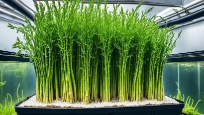 asparagus in aquaponics