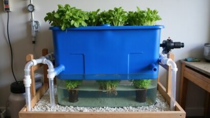 affordable ibc aquaponics setup