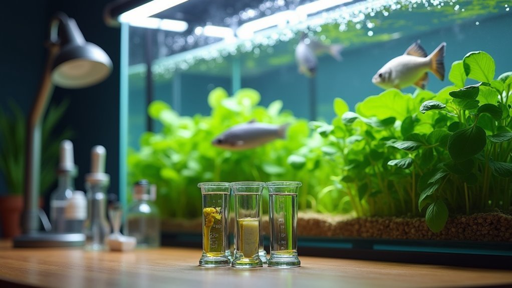 ammonia levels in aquaponics