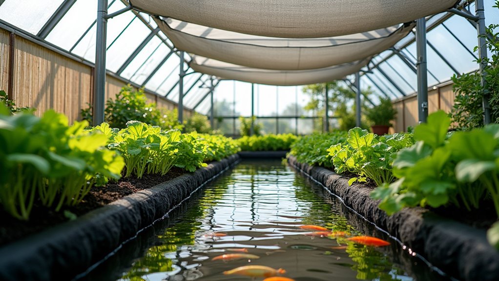 shade cover and position plants
