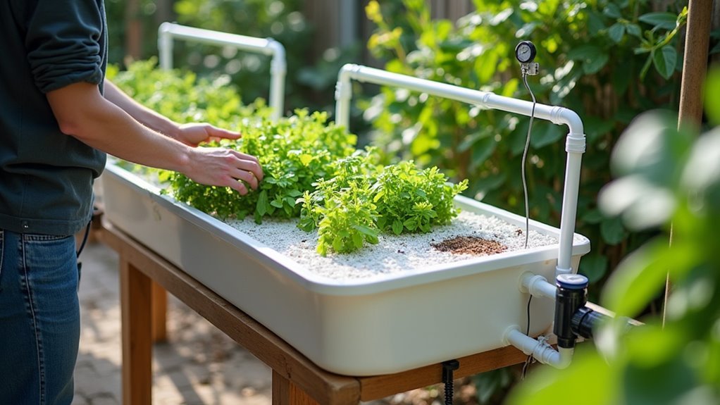 tank size grow beds requirements