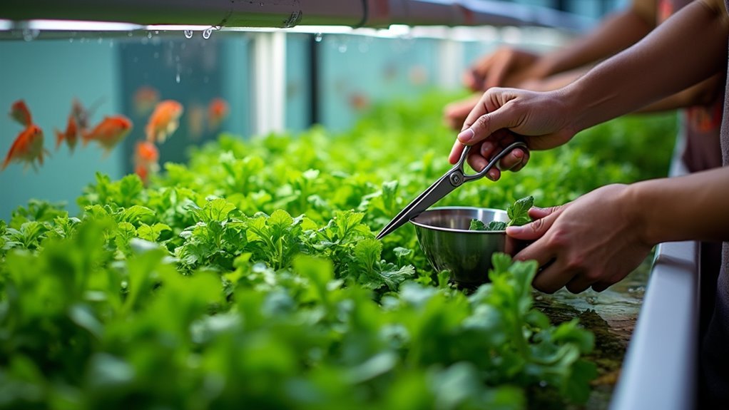 arugula harvesting water ph