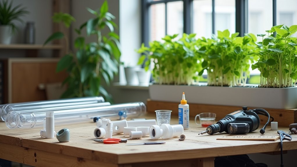 aquaponics tower material checklist